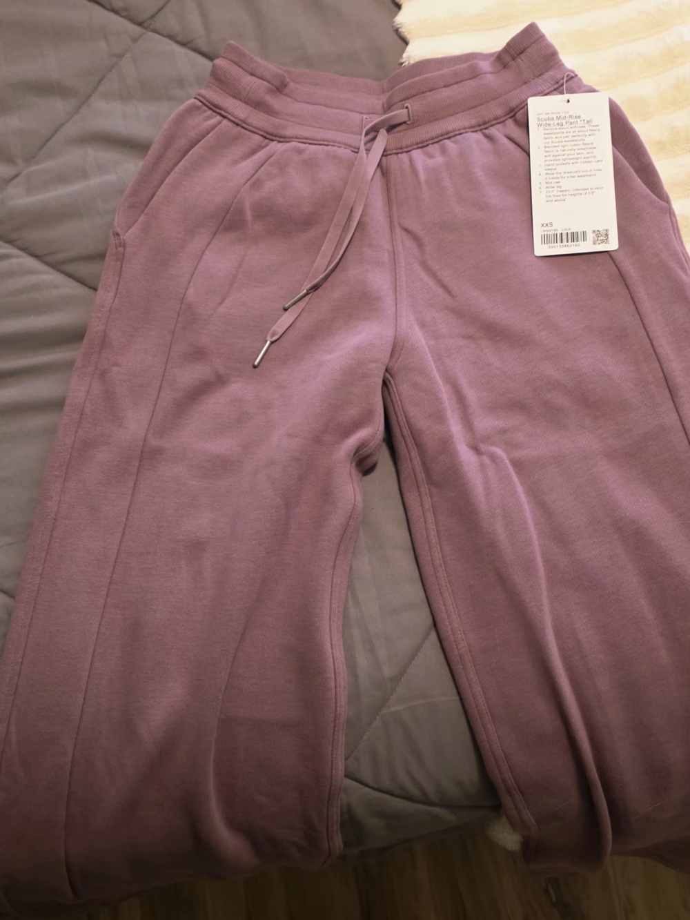 lululemon athletica Wide Leg Pants in Dusty Mauve
